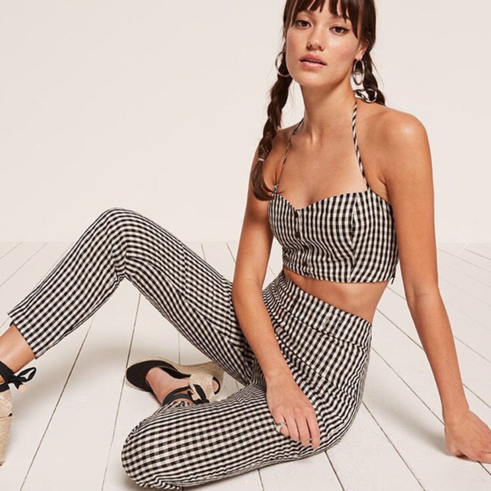 Reformation Claudia Two Piece, 100% linen